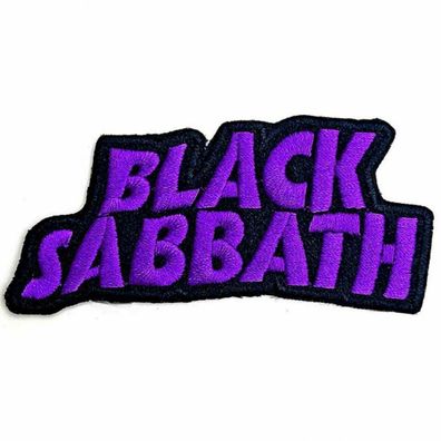 Black Sabbath Logo gestickte Patch Aufnäher UK Import aufbügelbar!