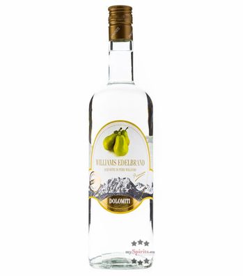 Dolomiti Williams-Birnen Edelbrand (, 1,0 Liter) (40 % Vol., hide)