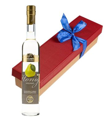 Dolomiti Geschenk-Set Honig Williams Premium (35 % vol., 0,5 Liter)