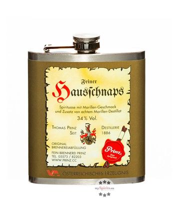 Prinz Flachmann Hausschnaps (34 % Vol., 0,2 Liter) (34 % Vol., hide)
