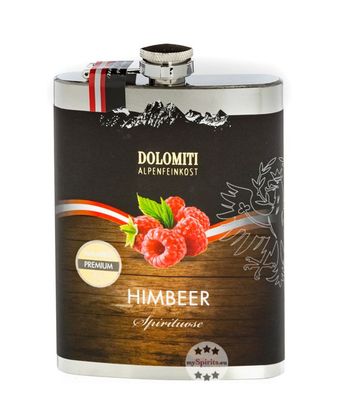 Dolomiti Flachmann Himbeer Schnaps (35 % Vol., 0,2 Liter) (35 % Vol., hide)