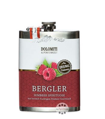 Dolomiti Flachmann Bergler Himbeer-Schnaps (38 % Vol., 0,2 Liter) (38 % Vol., hide)