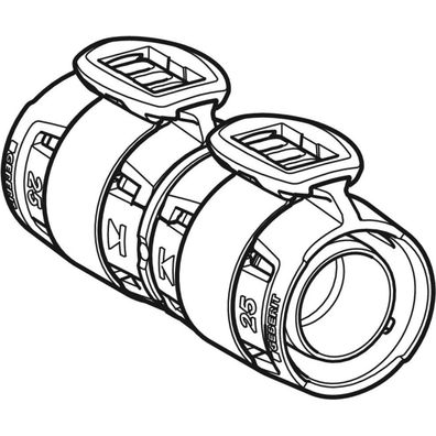 GE FlowFit Kupplung PPSU, d20