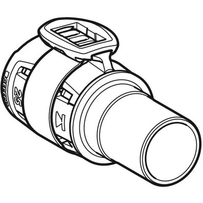 GE FlowFit Übergang auf Mapress m. Einschubende Rg+ d16-d15