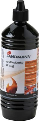 Landmann Grillanzünder flüssig 1L Grillanzündhilfe Flüssiganzünder Anzünder BBQ
