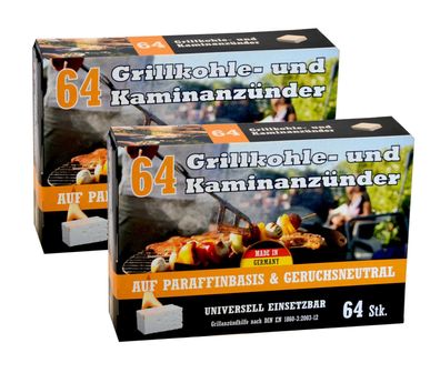 Kohleanzünder 2er-Pack Grillkohleanzünder Kaminanzünder Ofenanzünder Zündhilfe