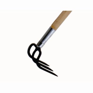 Gartenhäckchen 4 Zinken 11x13cm Stiel 140cm Gartengeräte Gruber Hacken Garten