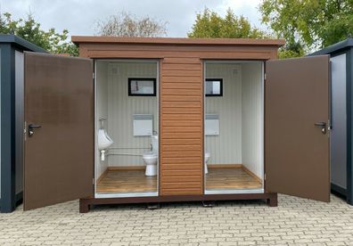 Premium WC-Container Sanitärcontainer Toilettencontainer Campingplatz Garten-WC