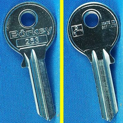 Schlüsselrohling Börkey 263 für verschiedene Yale Möbelzylinder, Stahlschränke