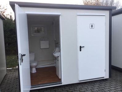 Sanitärcontainer WC-Container Doppel-Toilette Toilettencontainer NEU