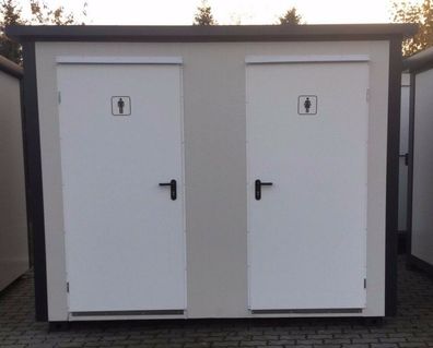 Sanitärcontainer WC-Container Doppel-Toilette Toilettencontainer NEU sofort- Neu