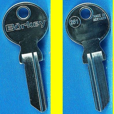 Schlüsselrohling Börkey 261 für verschiedene Jüngst Profilzylinder
