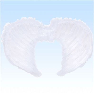 Engelsflügel mit echten Federn 43 x 30 cm Kostüm Engel Flügel Accessoires