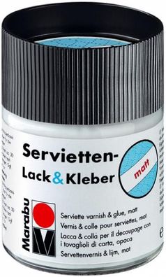 Marabu Servietten-Lack & Kleber 50 ml, matt