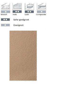 Mirk Coerse Cut Schleifstreifen Klettrücken 70x125 mm ungelocht Körnung wählbar 
