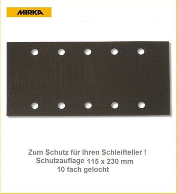 MIRKA Grip-Schleifauflage Softauflage hart Ø 225/15 mm für Miro 955/955S 