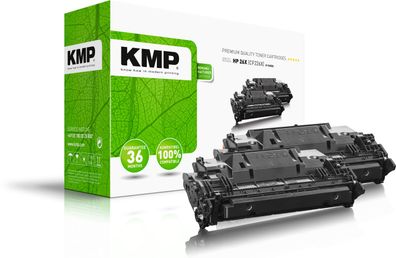 KMP Doublepack H-T245XD schwarz Tonerkartusche ersetzt HP LaserJet Pro HP 26X / ...