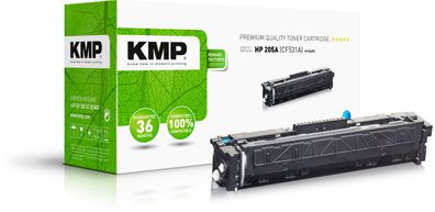 KMP H-T247C cyan Tonerkartusche ersetzt HP Color LaserJet Pro HP 205A (CF531A)
