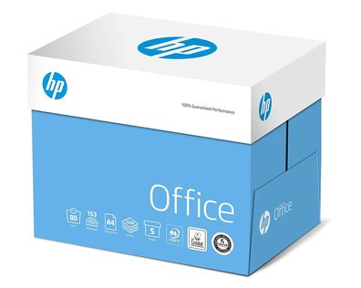 HP Kopierpapier Office CHP110: 80 g DIN-A4, 2500 Blatt (5x500) matt, weiß – Allrou...