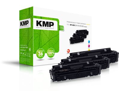 KMP Multipack H-T242XCMY cyan, magenta, gelb Tonerkartusche ersetzt HP LaserJet ...