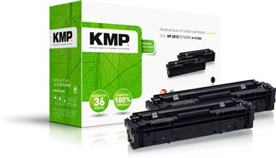 KMP Doublepack H-T215DX schwarz Tonerkartusche ersetzt HP Color LaserJet Pro HP ...