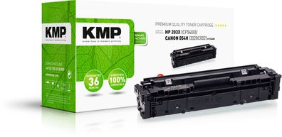 KMP H-T246BX schwarz Tonerkartusche ersetzt HP Color LaserJet Pro HP 203X (CF540X)...