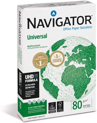 Navigator Universal Kopierpapier 80g/ m² DIN-A3 - 500 Blatt weiß