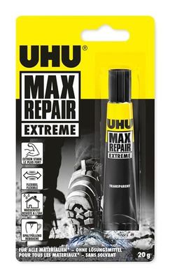 UHU Max Repair Tube, 20g Starker Extrem Kleber Alleskleber 45820