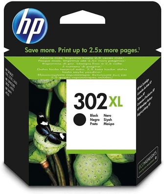 HP 302XL Original Druckerpatrone (mit hoher Reichweite für HP Deskjet 1110, 2130, ...