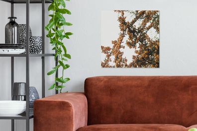 Leinwandbilder Bilder Kunstdrucke Wanddeko Deko Wohnzimmer 50x50 cm Bloemen - Takken