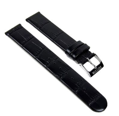 Festina Ersatzband Uhrenarmband Leder schwarz 18mm F16021/9 F16021/
