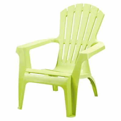 Dolomiti Deckchair, lime green Vollkunststoff