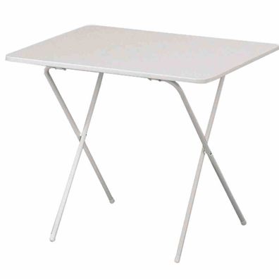 Scherentisch 60x80 cm, weiß mit Scherengestell