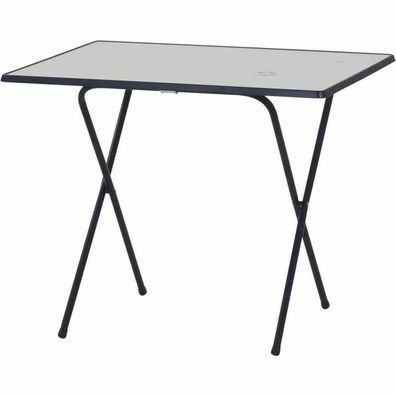 Scherentisch 60x80 cm, blau mit Scherengestell