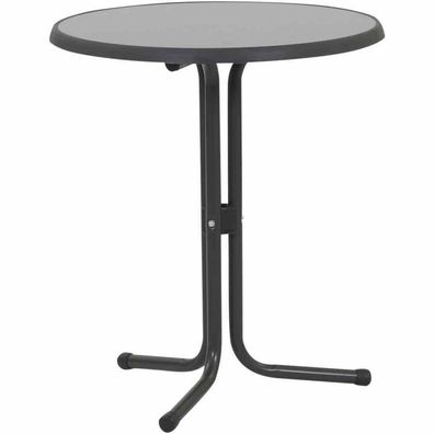 Bistrotisch Ø 60 cm, anthrazit 3-Bein-Gestell, Platte Punti