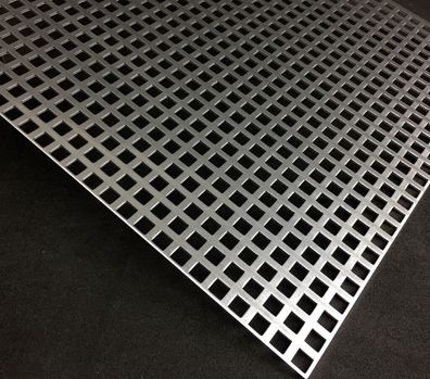 Aluminium Lochblech QG 10-15 t=1,5mm Blech Wunschmaß
