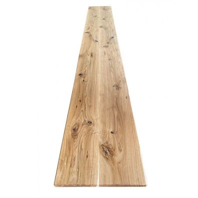 Deckplatte Wildeiche für IKEA Lowboard, rustikal, glattkant, geölt, Holzplatte