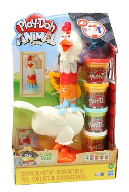 Play-Doh Knete Animal Crew verrücktes Huhn Kinderknete Spielset Knetpresse