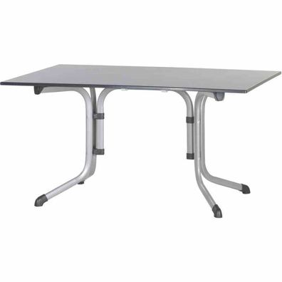 Bouelvard-Klapptisch vivodur, 140x90 cm graphit Stahlgestell graphit