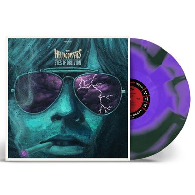 The Hellacopters - Eyes Of Oblivion Dark Green / Purple Inkspot LP Neu OVP
