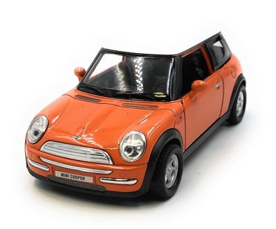 Modellauto Mini Cooper Orange Auto 1:34-39 (lizensiert)