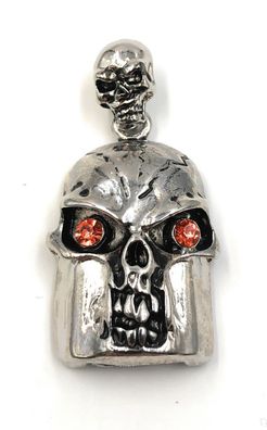 Skull Böse Rote Augen Totenkof Silber Funny USB Stick div Kapazitäten