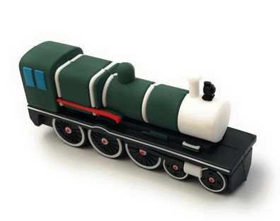 Zug Lokomotive Lock Train Grün Funny USB Stick div Kapazitäten