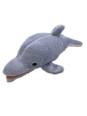 Plüschtier Kuscheltier Stoff Tier Delfin groß grau Delphin 26 cm (Gr. 46)