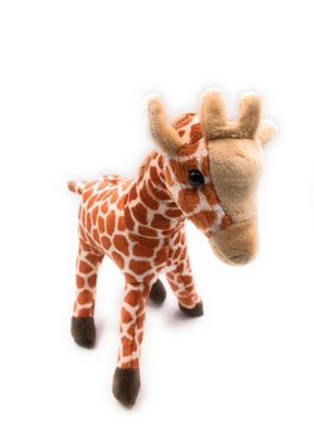 Plüschtier Kuscheltier Stoff Tier Giraffe stehend Paarhufer 22 cm (Gr. 22)