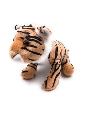 Plüschtier Kuscheltier Stoff Tier Tiger braun sitzend Raubkatze 23 cm (Gr. 23)