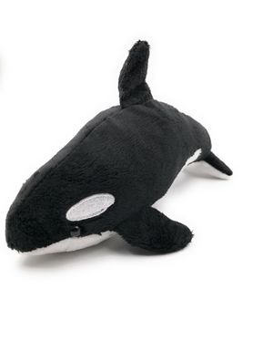 Plüschtier Kuscheltier Stoff Tier Orca Delfin schwarz Delphin 22 cm (Gr. 22)