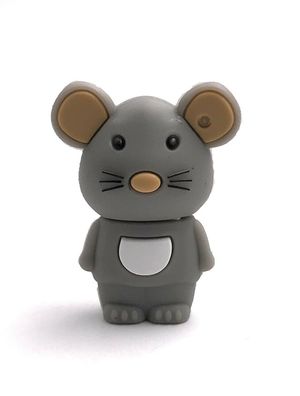 Maus Tier Mäusschen Ratte grau USB Stick Flash Drive 8GB 16GB 32GB 64GB 128GB