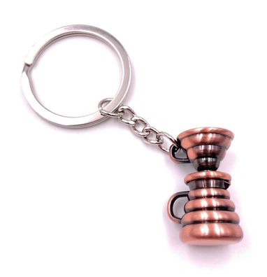 Schlüsselanhänger Filterkaffee Kaffeemaschine Kaffee Bronze Anhänger Keychain