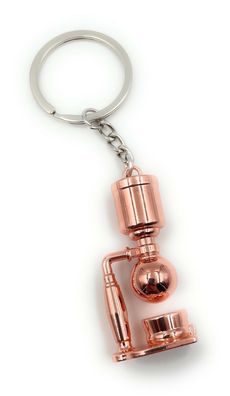 Schlüsselanhänger Labor Physik Gerät Bronze Anhänger Keychain